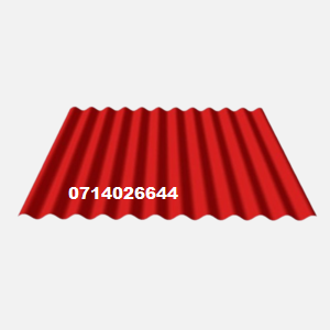 Corrugated Red Matt 30G